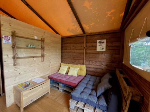Hébergement 5 personnes - Lodge sur pilotis