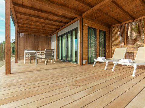 VILLA 2 personnes - Luxury couple avec terrasse et vue mer (pas de cuisine)