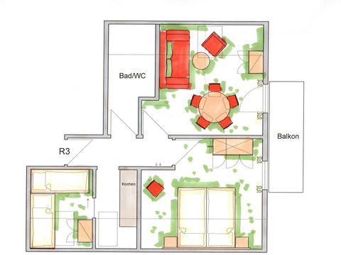 MAISON 6 personnes -  R3