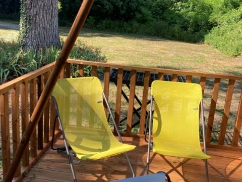 CHALET 4 personnes - La Cabane avec Sanitaires. Arrivée 16h Départ 10h. Max