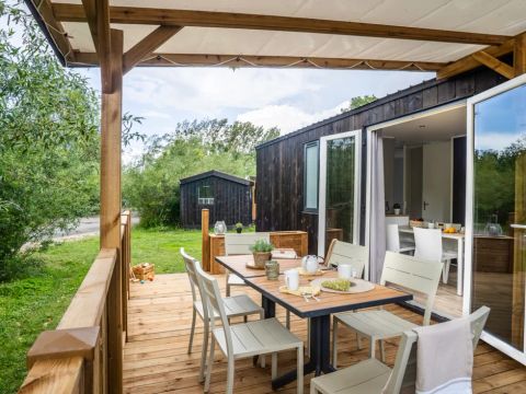 MOBILHOME 6 personnes - Cottage Premium Vue Mer 3 CH.