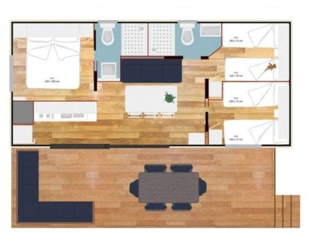 MOBILHOME 6 personnes - Estivo Premium