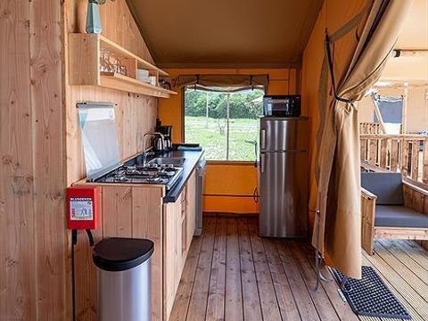 TENTE TOILE ET BOIS 7 personnes - Sun Lodge Taiga et Kambi