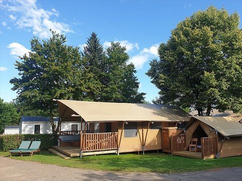 Tente en toile et en bois 7 personnes - Sun Lodge Taiga et Kambi