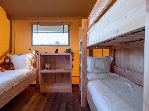 Tente en toile et en bois 7 personnes - Sun Lodge Taiga et Kambi