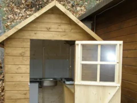 CHALET 2 personnes - Cabane en bois VELETA avec cuisine