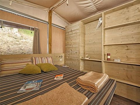TENTE TOILE ET BOIS 5 personnes - Tente Super Lodge | 2 Ch. | 4/5 Pers. | 1 SDB