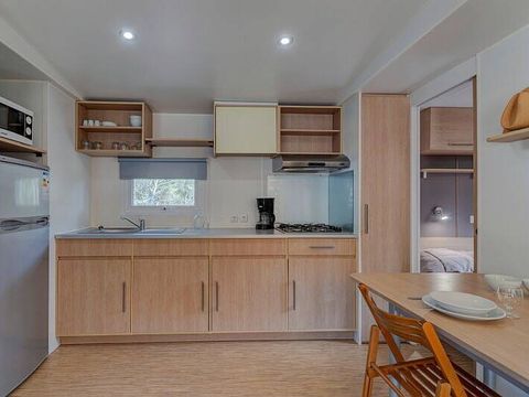 Mobilhome 6 personnes - Comfort | 3 Ch. | 4/6 Pers. | Terrasse surélevée | Clim.