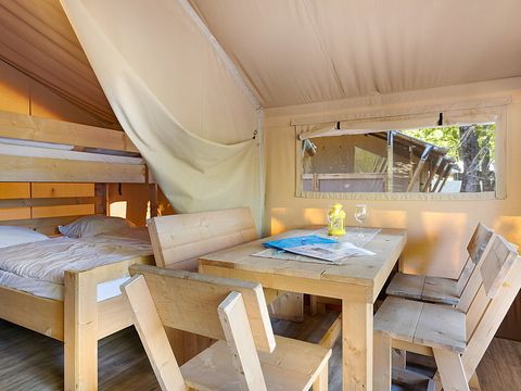Tente en toile et en bois 5 personnes - Aminess Maravea - Safari tent Lodge (5P)