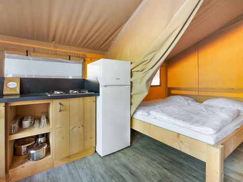 TENTE TOILE ET BOIS 5 personnes - Aminess Maravea - Safari tent Lodge (5P)