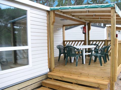 MOBILHOME 4 personnes - BASIC - CLIM - DRAPS - SERVIETTE - WIFI