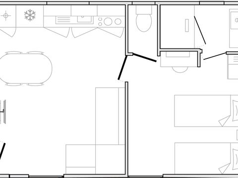 MOBILHOME 4 personnes - Premium Lavandin