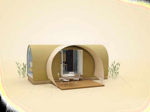 Tente en toile et en bois 4 personnes - COCO SWEET sans sanitaires