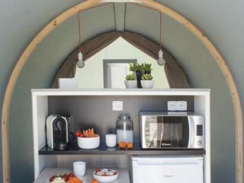 TENTE TOILE ET BOIS 4 personnes - COCO SWEET sans sanitaires