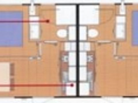 MOBILHOME 2 personnes - CLASSIQUE 1 ch.