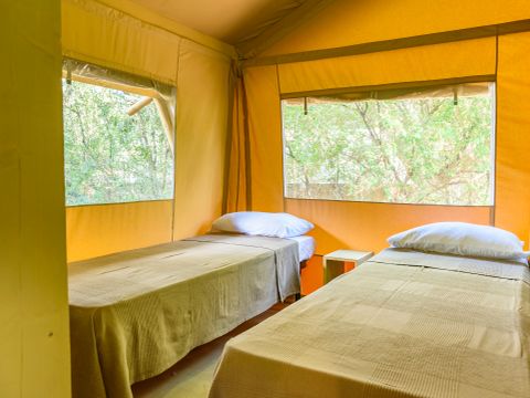 Tente en toile et en bois 6 personnes - Big Country Lodge