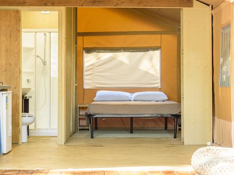 Tente en toile et en bois 5 personnes - Country Lodge