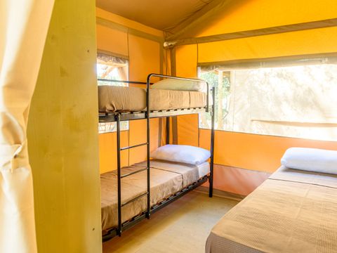 Tente en toile et en bois 5 personnes - Country Lodge