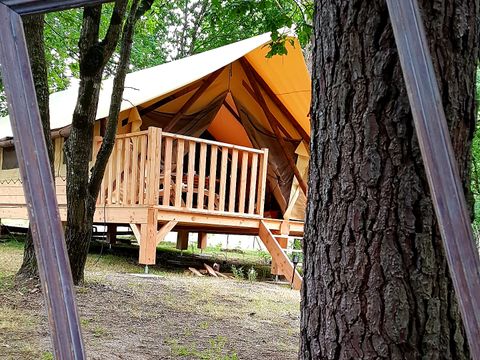 TENTE 5 personnes - Tente lodge - 40m² - 2 chambres