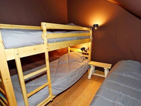 TENTE 5 personnes - Tente lodge - 40m² - 2 chambres