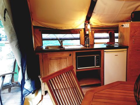 TENTE 5 personnes - Tente lodge - 40m² - 2 chambres