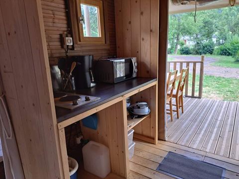 LODGE 2 personnes - Tite lodge - 2 chambres sans sanitaires
