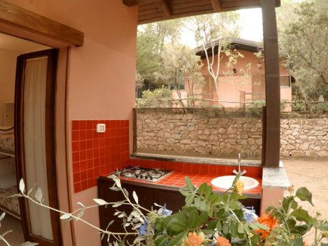 BUNGALOW 7 personnes - TIPO C (2 bungalows collés : 2 cuisines, 2 sdb)