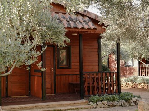 BUNGALOW 2 personnes - Bungalow pas de cuisine lit double