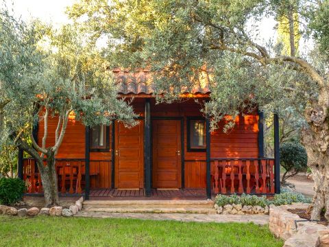 BUNGALOW 2 personnes - Bungalow pas de cuisine lit double