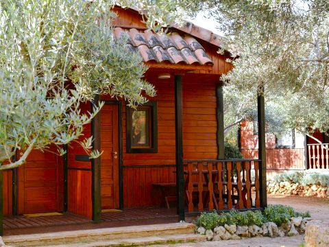 BUNGALOW 2 personnes - Bungalow pas de cuisine lit double