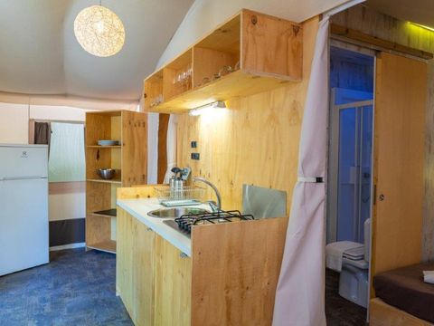 Tente en toile et en bois 5 personnes - LODGE TENT