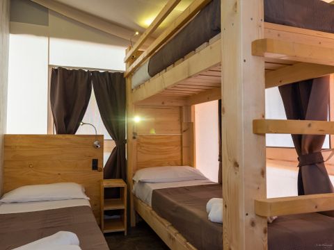 Tente en toile et en bois 5 personnes - DOG FRIENDLY