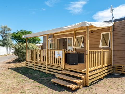 MOBILHOME 6 personnes - Premium | 3 Ch. | 6 Pers. | Terrasse Lounge | Clim. | TV