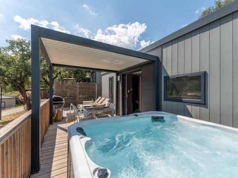 MOBILHOME 5 personnes - TAOS LUXE Jacuzzi 2 CH 4/5 Pers