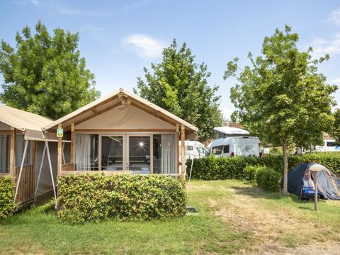Tente en toile et en bois 2 personnes - Hu Glamp Smart	Tenda