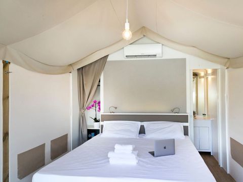 Tente en toile et en bois 2 personnes - Hu Glamp Smart	Tenda