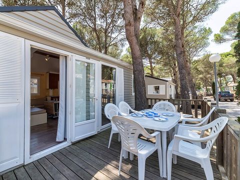 MOBILHOME 6 personnes - Mobil-home | Classic | 2 Ch. | 4/6 Pers. | Terrasse surélévée non couverte | Clim.