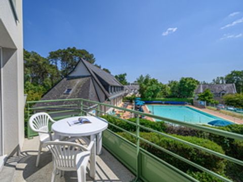 Studio 2 personnes - Avec balcon ou terrasse
