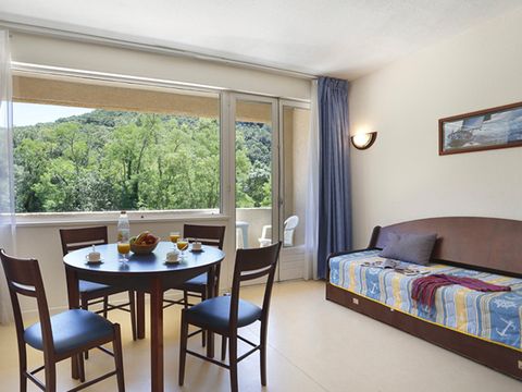 STUDIO 4 personnes - Avec coin nuit 4 personnes 