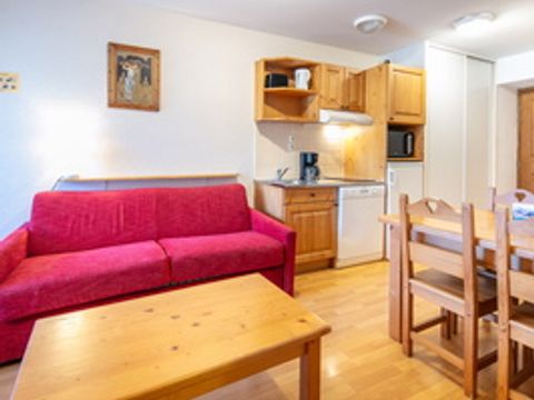 Studio 4 personnes - avec coin nuit 4 personnes supérieur
