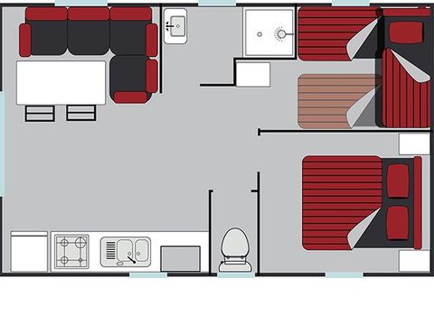 MOBILHOME 5 personnes - Loggia Bay 2