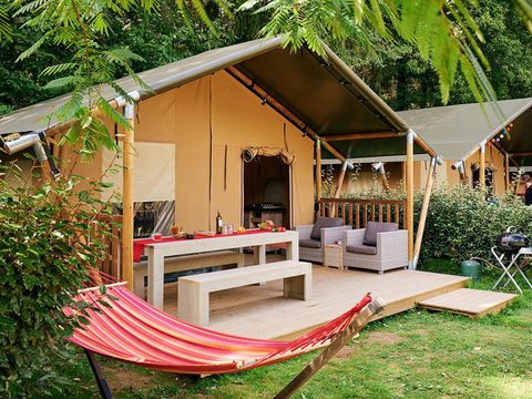 TENTE TOILE ET BOIS 5 personnes - Bois