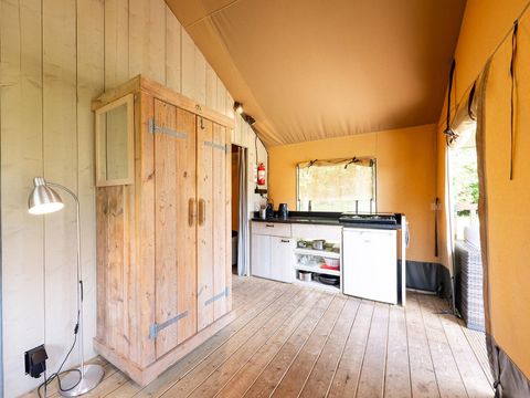 TENTE TOILE ET BOIS 5 personnes - Bois