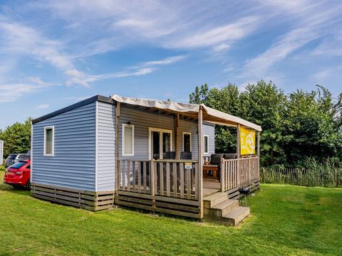 MOBILHOME 6 personnes -  Mobil-home | Comfort | 3 Ch. | 6 Pers. | *Terrasse surélevée* | 1 SDB | Clim.