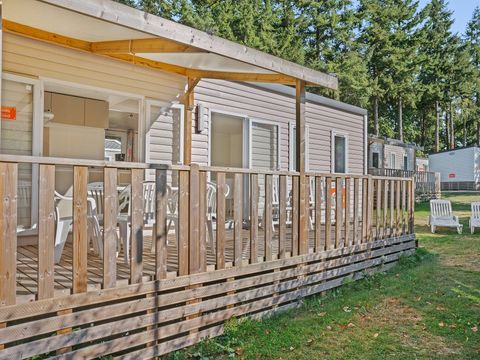 MOBILHOME 6 personnes -  Mobil-home | Comfort | 3 Ch. | 6 Pers. | *Terrasse surélevée* | 1 SDB | Clim.