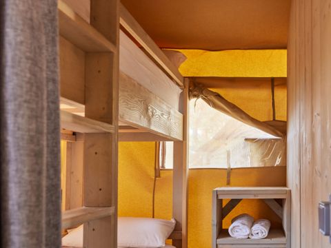 TENTE TOILE ET BOIS 4 personnes - Glamping Safari Mistral