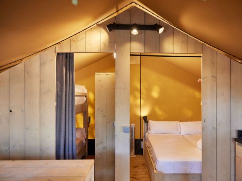 TENTE TOILE ET BOIS 4 personnes - Glamping Safari Mistral