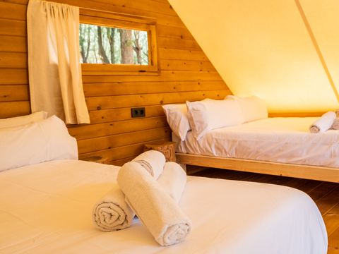 TENTE TOILE ET BOIS 4 personnes - Glamping Tipi Retama