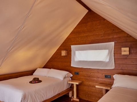 TENTE TOILE ET BOIS 4 personnes - Glamping Tipi Retama