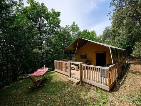 TENTE 6 personnes - Tente lodge GRAND ROC 50 M2 avec sanitaires